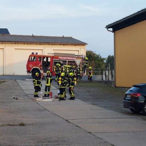 Übung bei TKH in Hauswalde