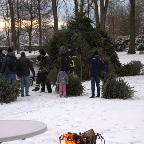 Weihnachtsbaumbrennen im Hofepark