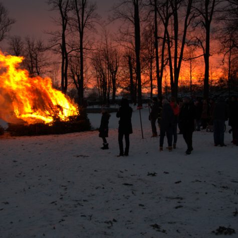 Weihnachtsbaumbrennen im Hofepark