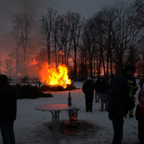 Weihnachtsbaumbrennen im Hofepark